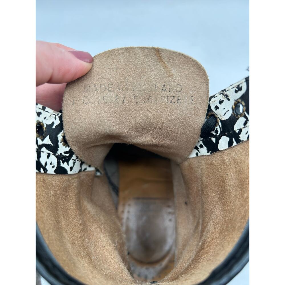 RARE VTG Dr Martens 1460 Boots England Andy Warhol Face Prints  UK 5 EU 38 US 7 - Picture 12 of 13